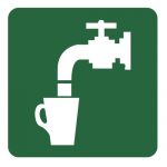 Знак за първа помощ, авариен знак - питейна вода, вода годна за пиене